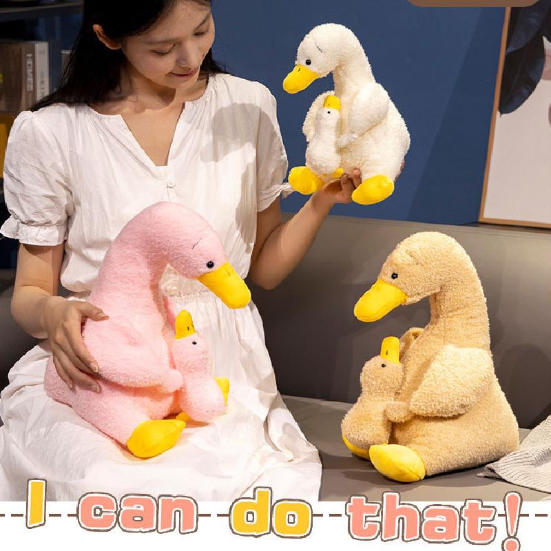 Mother And Duck Duckling Plush Toy Stuffed Animal Cartoon Doll Gift Decor Home