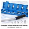 15 Pieces Belt and Pulley Tool Rust Resistant for Garage Repairs, Auto Mechanics