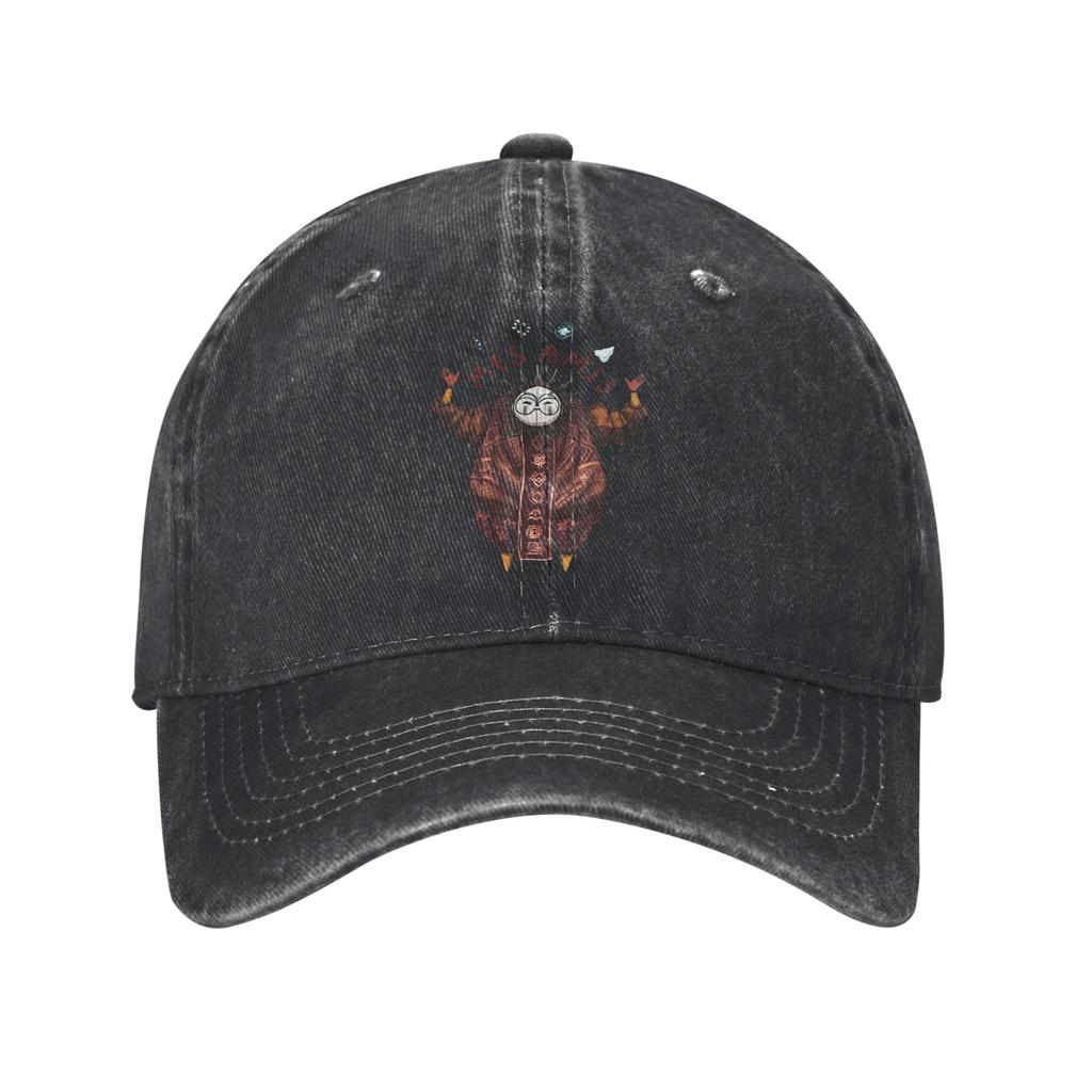 Unisex Ski- und Felsfreunde Expedition 33 Druckmütze Vintage verwaschener Denim 2025 Spiel Baseballkappe Verstellbar