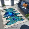 27 Style 3D Illusion Sea Underwater World Dolphin Rug for Bedroom Living Room Sofa Home Doormat Decor, Kids Non-slip Floor Mat
