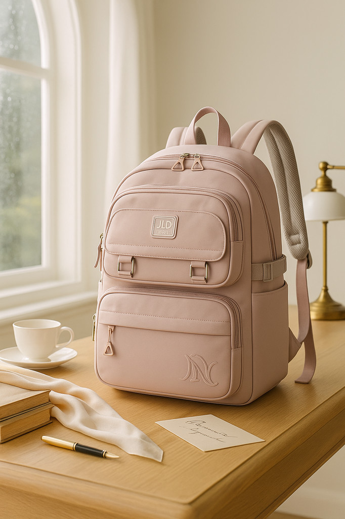 Middle School Student Schoolbags for Girl Commuting Large-capacity Backpacks Fashion Leisure Solid Color Book Bag Ultra-light Waterproof Knapsack