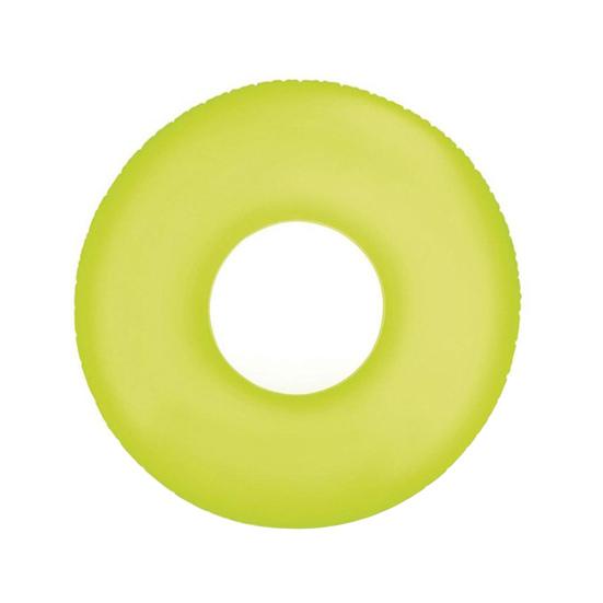 Swimming Ring Inflatable Leakproof Fluorescent Light Neon Light Portable Pool Swim Ring Summer Vacation Water Activities Pool Float