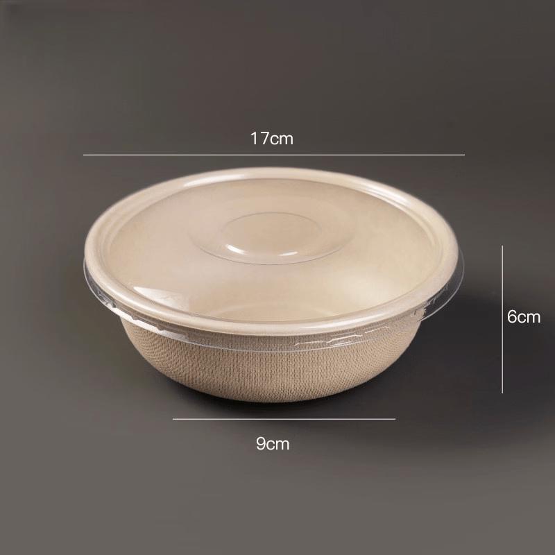 

Biodegradable Disposable Paper Bowls with Lids