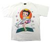 Vintage 80s Changes M L White Betty Boop Double Sided Pudgy Picnic T Shirt