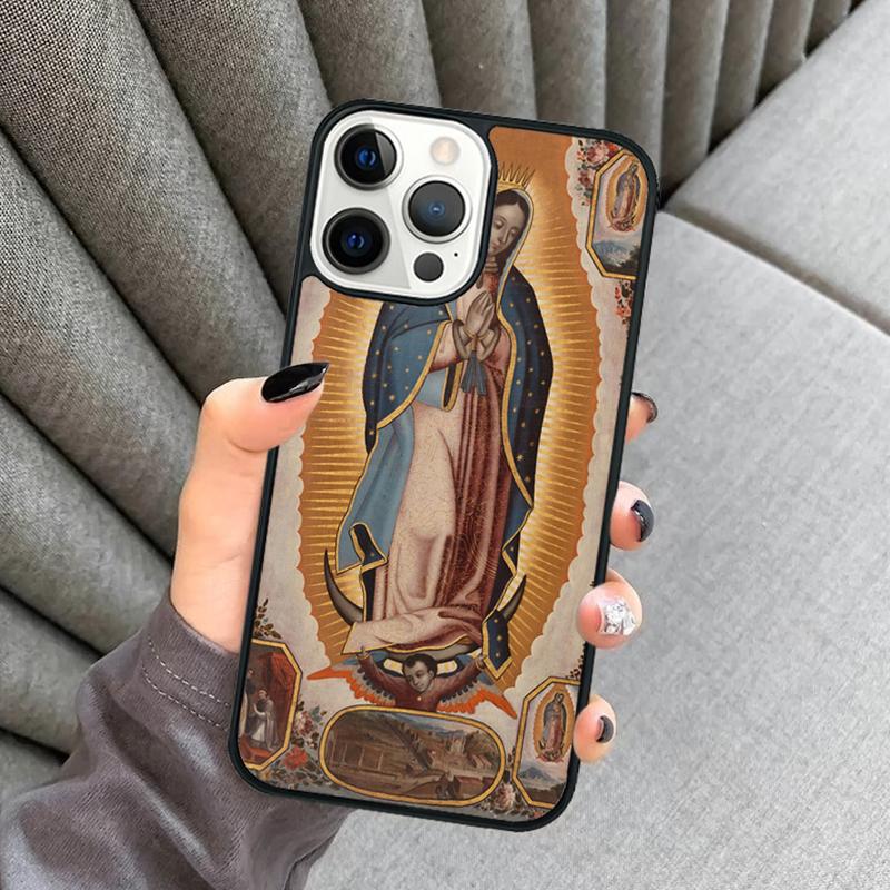 

Holy Mother Virgin Mary Christian Phone Case For iPhone 17 Air 16 16e 15 13 14 Pro Max 11 12 Plus 2022 MAX Shell iPhone 16e