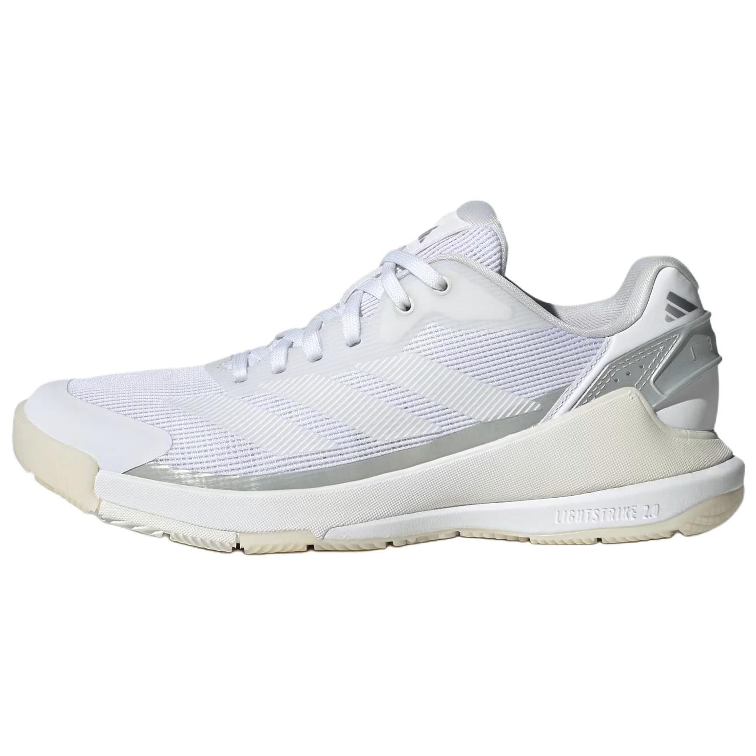 

Adidas Crazyquick Lightstrike Padel Comfortable Fit Low Top Tennis Shoes Women sneaker Cloud-White JR4659 39⅓