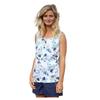 Lazy Jacks Womens/Ladies Fleur Printed Vest Top