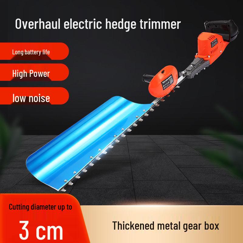 Cordless Lithium Battery Electric Hedge Trimmer Backpack - High Power Garden Pruning Machine for Tea Leaves, Tea Trees, and Branches