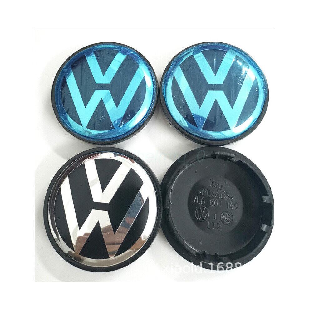 4 peças de Calotas Centrais de Roda VW 76mm Para Touareg Antigo