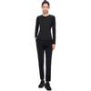 Anta Champion All-Weather Series Comfortable Casual Simple Fleece Sports Long Pants Women Bottoms Basic-Black 162510507-2