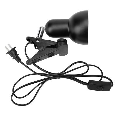 Turtle Lizards Reptile Basking Clip Light Base 360 Degrees Rotate Heating Clamp Lamp Holder Lighting Sockets