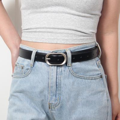 Imitation Leather Women Belt Adjustable Length Pin Buckle Waistband Dress Shirt Tops Belt Fashion Accessories