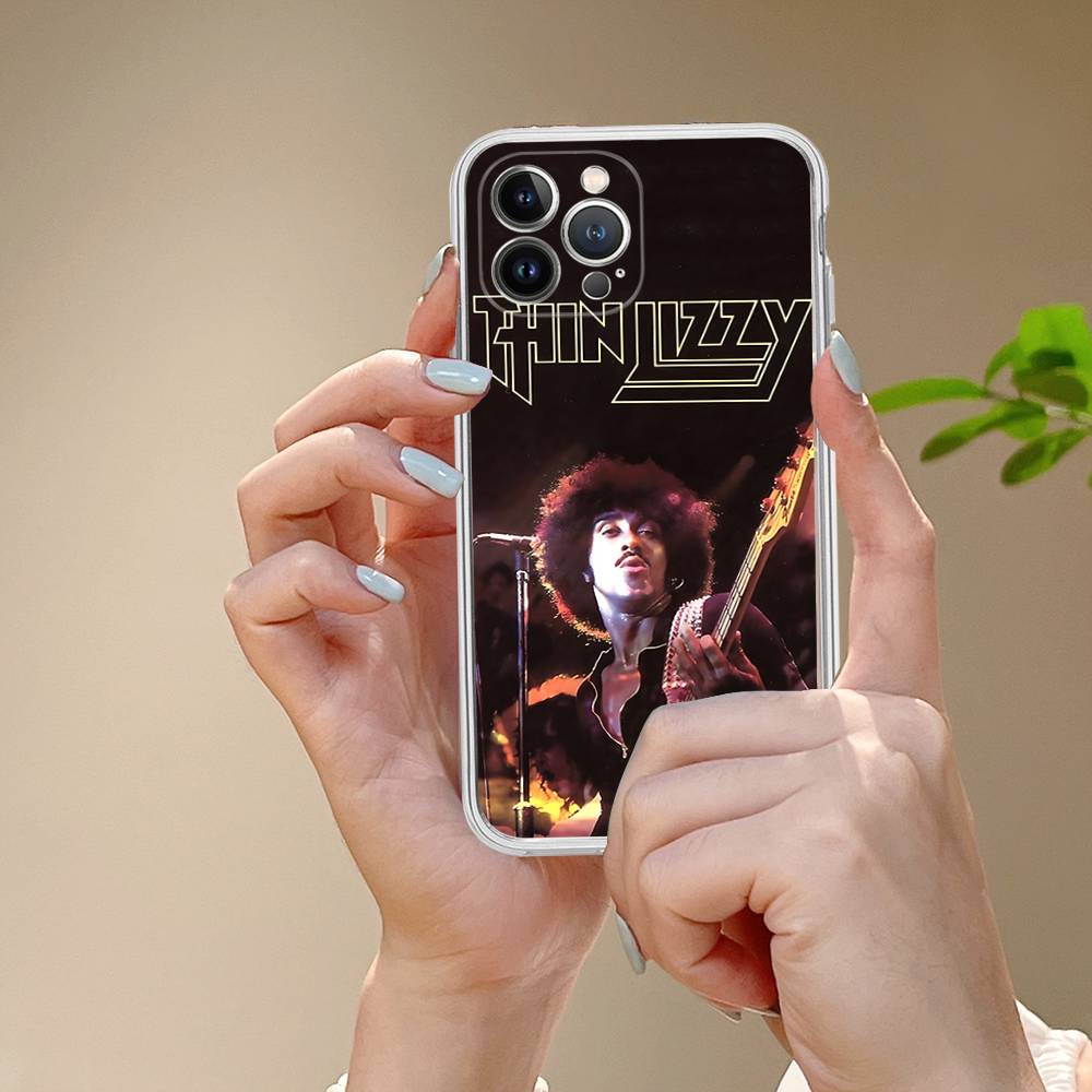Rock Band T-Thin LizzyS Fit For IPhone 16 15 Promax Phone Case IPhone 14 11 12 High End 13 Pro Silicone