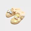 Cute Bear Plush Bag Head Slippers Women Wear Winter Ugly Cute One Pedal Today's Popular Half Drag