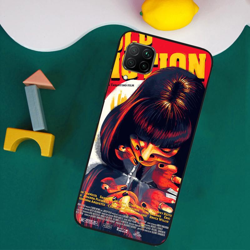 Pulp Fiction Movie Poster For Huawei Nova 11i 12s 12i 8i 7i Y73 Y70 Y90 Y60 Y72 Y61 Y91 9 10 SE P30 Pro P40 Lite Case
