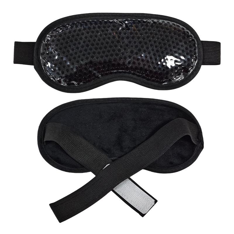Cooling/Warming PVC Plush Eye Mask with Ice Gel