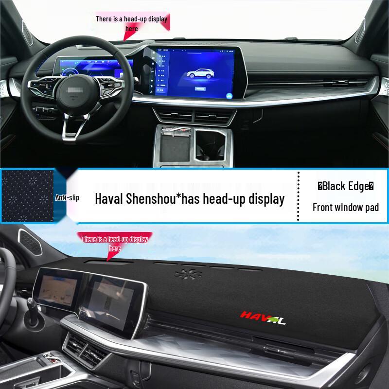 Haval Shenshou 2022 Center Console Sun Shade Mat: Heat Insulation & Decoration