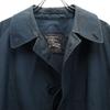 Burberrys 60s 70s Stainless Collar Coat Navy Old Vintage Men's Used