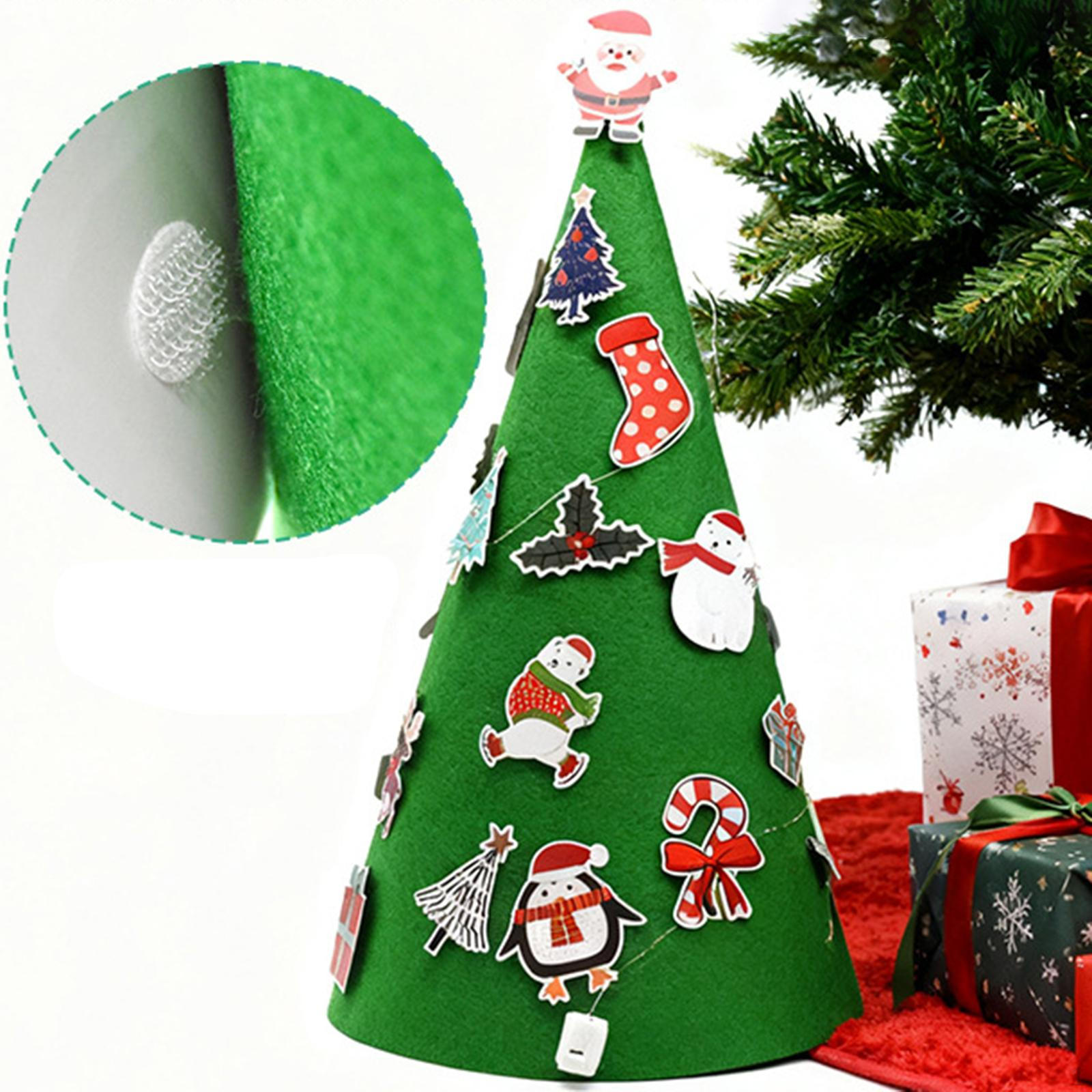 

DIY Christmas Tree,Christmas Decorations 3D Detachable Ornaments for Toddlers Craft Kits Home