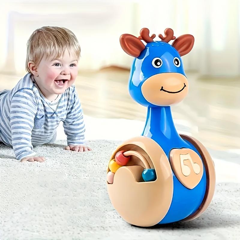 Deer tumbler toys, children's education early learning crawling guide toys, perfect birthday gifts, Halloween/Christmas gifts