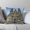 Cathedral Of Santiago De Compostela Square Pillowcase Polyester Linen Velvet Creative Zip Decorative Home Cushion Case