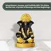 Resin Ganesh Idol For Home/God Idols/Ganpati Murti/Ganesh Ji For Puja/Car Dashboard/Home/Office/Living Room/Decorative Items