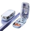 Drug Tablet Three Part Pill Cutter Divider Organizer Crusher Pill Cutter  for Small or Large Pills