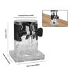 1Pcs Adjustable Aluminum Alloy Plunge Router Base Trimming Machine Base With Dust Collection Cover Electric Tool Accessories