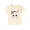 Little maven Summer 2026 Kids Clothes Cartoon Flowers Cats T Shirts Teenagers Baby Girls Tops Tees Children's Clothing T-shirts