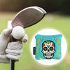 Tokmak Putter Kılıfı Manyetik Tokmak Golf Sopası Kılıfı Benzersiz Kafatası Baskılı Golf Putter Başlığı Kılıfı Bıçak Putter Koruması Golf Aksesuarı