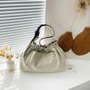 Large Capacity Crossbody Bag Women's Pleated Lightweight Shoulder Bag Underarm Bag