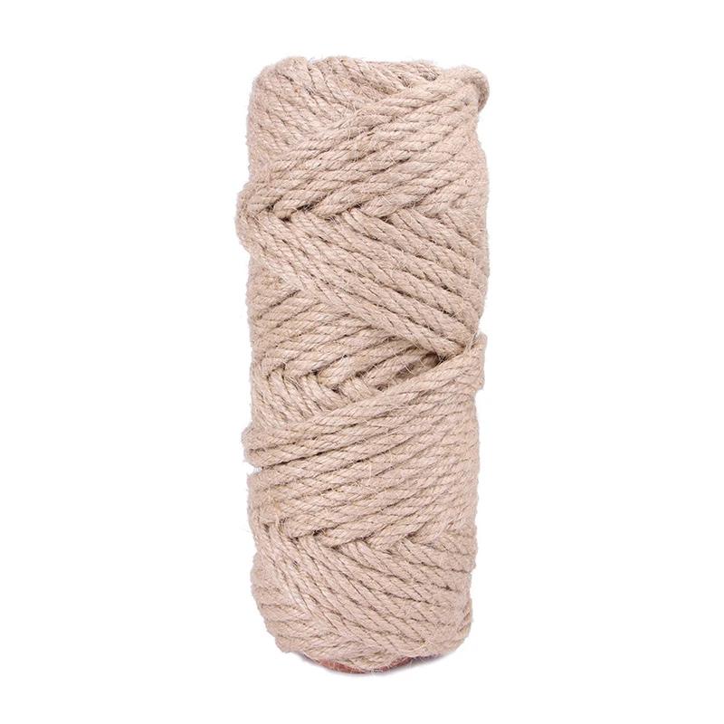 Corda di Sisal Albero per Gatti Fai da Te Tiragraffi Giocattolo Telaio per Arrampicata per Gatti Corda di Ricambio Corda di Legatura Gambe Scrivania per Gatto Affilare Artigli