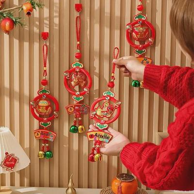 Lampion Noworoczny Wisiorek – Dekoracja Domu i Salonu na Święto Wiosny Ozdoby Dzwonki