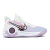 Nike KD Trey 5 IX Cushioning Slip Resistant Mid top Vintage Basketball Shoes Unisex White Blue Purple DJ6922-100(Team352-)