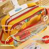 Large Capacity Pencil Bag Simple Japanese Ins Style Multifunctional Bag School Stationery Organizer for Junior High Students