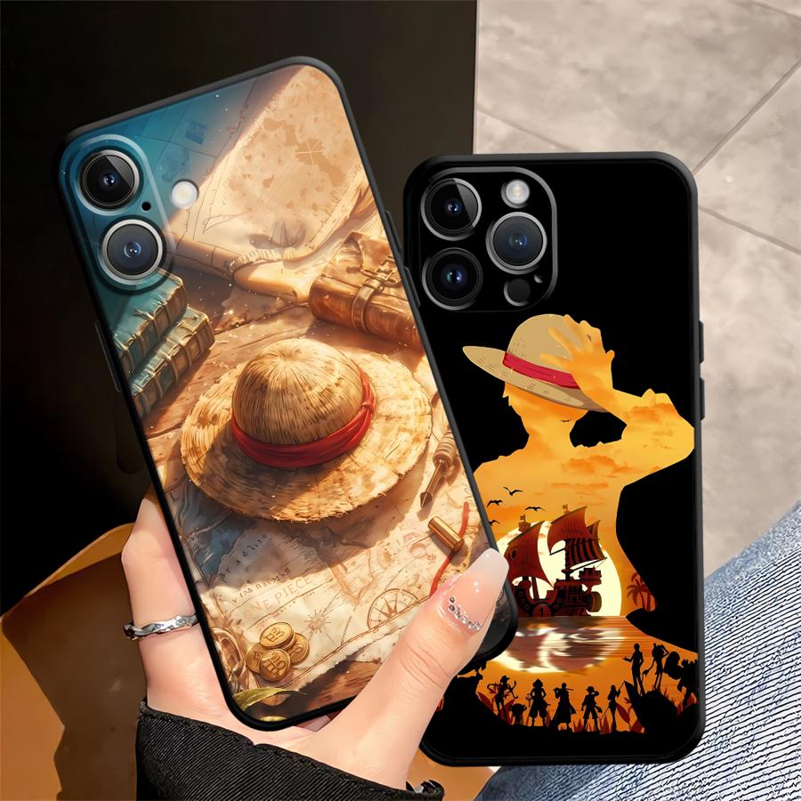 Luffy Zoro Cartoon Hülle für iPhone 12 SE 17Air 7 8 13 Mini X XS XR 15 Plus 17 16 Pro Max 11 14 Funda Handyhülle