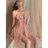 Sexy Underwear Sexy Lace Slip Skirt Push-up Steel Support Uniform Small Chest Pajamas Set Exotic Apparel Exotic Sets