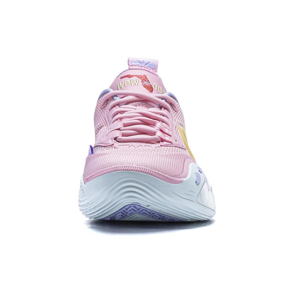 Li Ning All City 12 Slip Resistant, Abrasion Resistant, Support, Lightweight, Rebound Basketball Shoes Men's Pink ABAU015-3