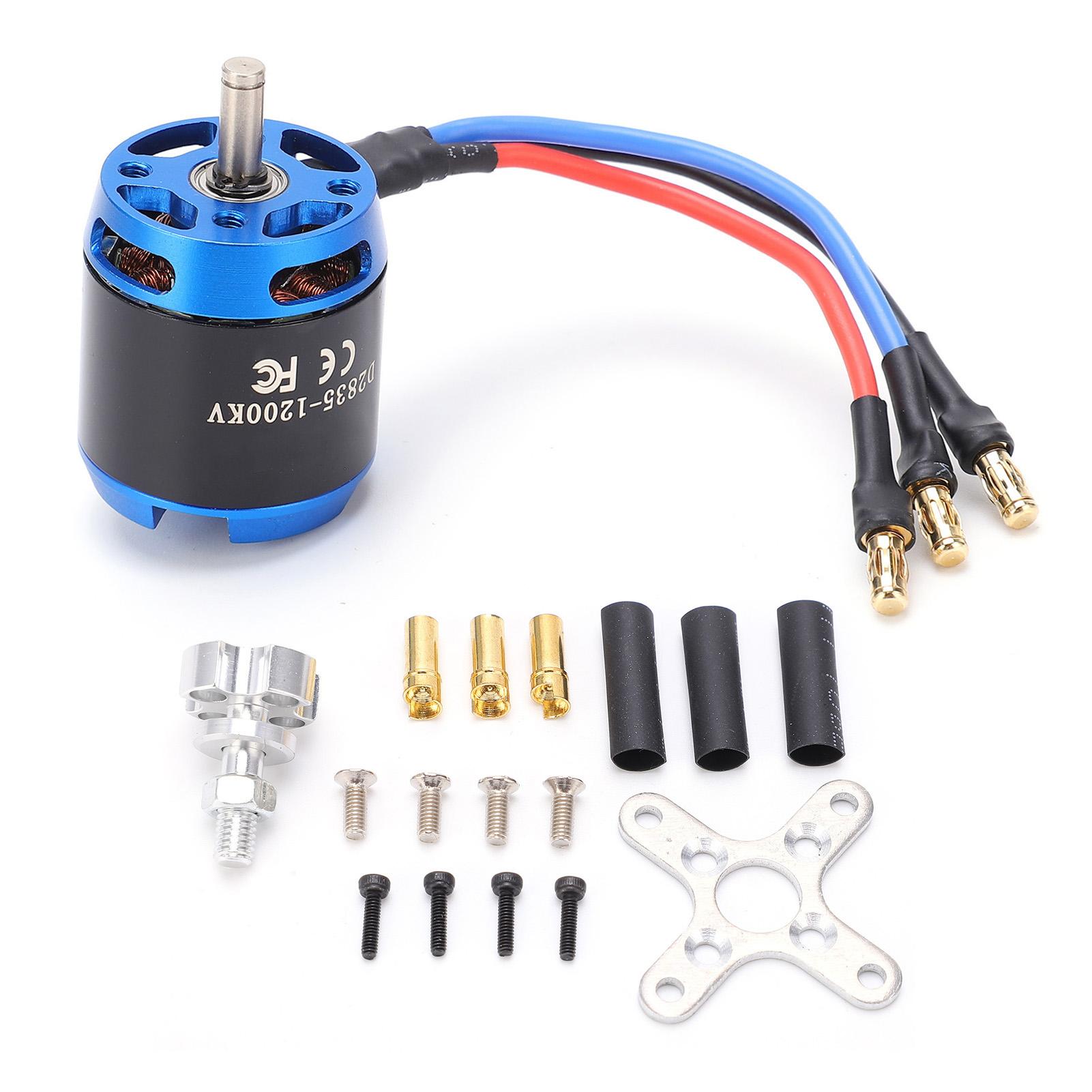

Hobbyhh 2835 1200KV міцний металевий безщітковий двигун для літака з дистанційним керуванням