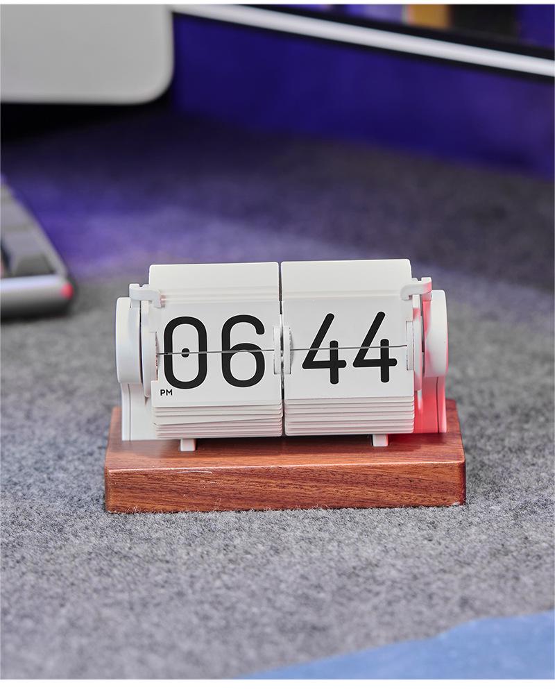 Time Flow Ring: Creative Smart Desk Clock with Automatic Time Correction and Multifunctional Alarm