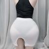 Sexy Solid Color Black Ultra Thin See Through Mini Short Skirts High Waist Bodycon Wrap Hips Skirt for Woman Fashion Club Wear