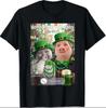 Funny St Patricks Day John Pork and Ai Baby Is Calling T-Shirt