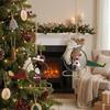 Hanging Christmas Tree Pendant Iron Xmas Hanging Ornaments Snowman Pendant  Holiday Decor