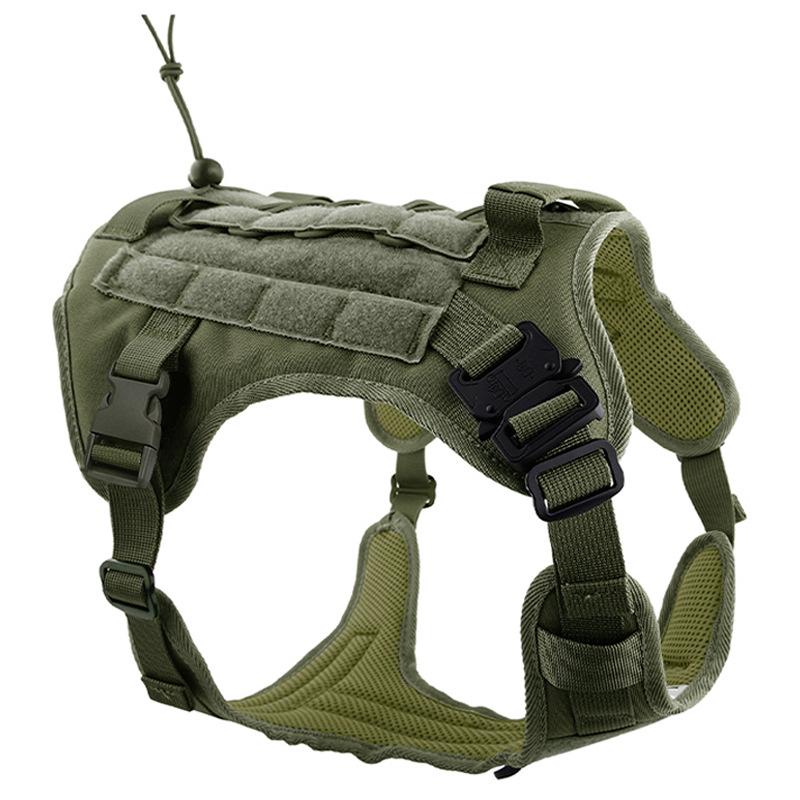 New Outdoor Dog Tactical Vest Waterproof Pet Chest Strap German Shepherd Border Collie Military Dog Vest for Medium and Large Dogs