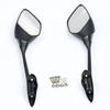 Universal Motorcycle Rearview Mirror Yamaha T-MAX YZF-R3 R25 R15 NMAX155 XMAX Flat Glass Lens PC Housing