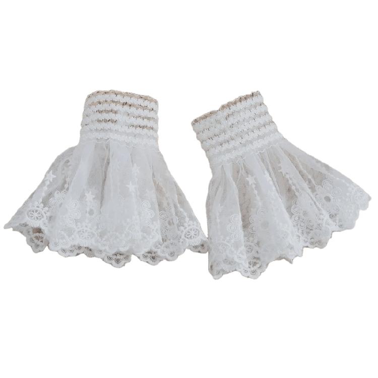 

Shirt Sleeves Decorative Cuff Sleeves Female Wrist Cuffs Sweater Faux Sleeves