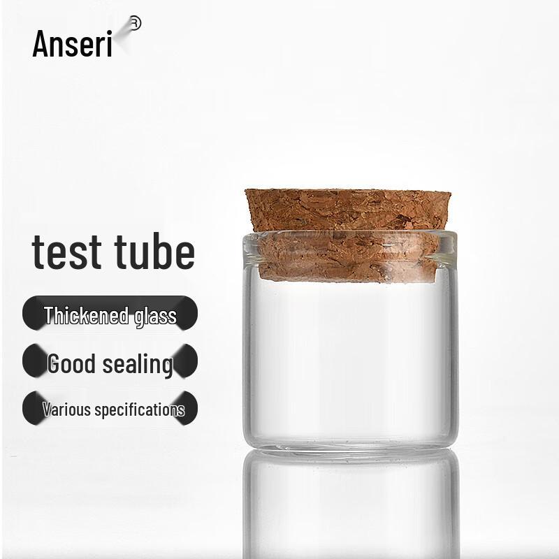 Ansaicui Glass Test Tubes with Corks 10-pack