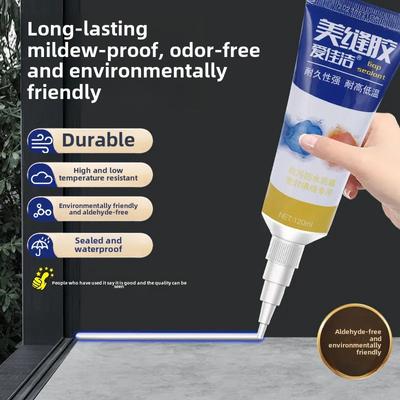 Fliesen-Nachfüllmittel, effektiv, wasserdicht, 120 ml, nützliches Fugenreparaturmittel für Keramikfliesen, Badewanne