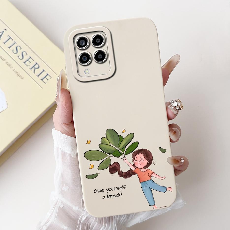 For Samsung Galaxy M33 5G Case SM-M336B Luxury Candy Painted Cover Soft TPU Phone Case For Samsung M33 M 53 Galaxy M53 5G Fundas