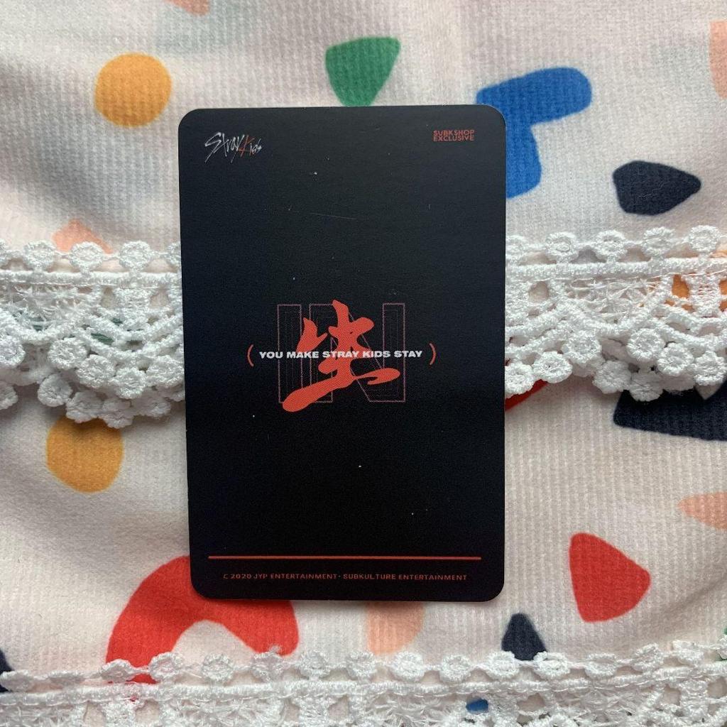 [USED] StrayKids Felix In Live Bonus Stray Kids Subk Shop Trading Card